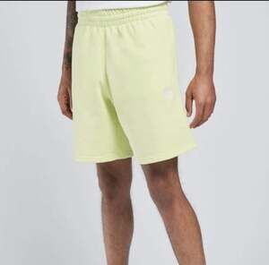 adidas Originals Men's Essentials French Terry Trefoil Shorts - Lucid 🍋 Yellow